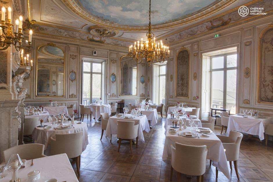 Chateau & Spa De La Cueillette Meursault Restoran gambar